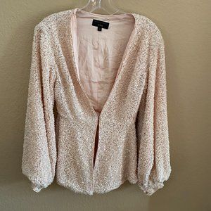 NEW michael costello x revolve sequin blazer jacket